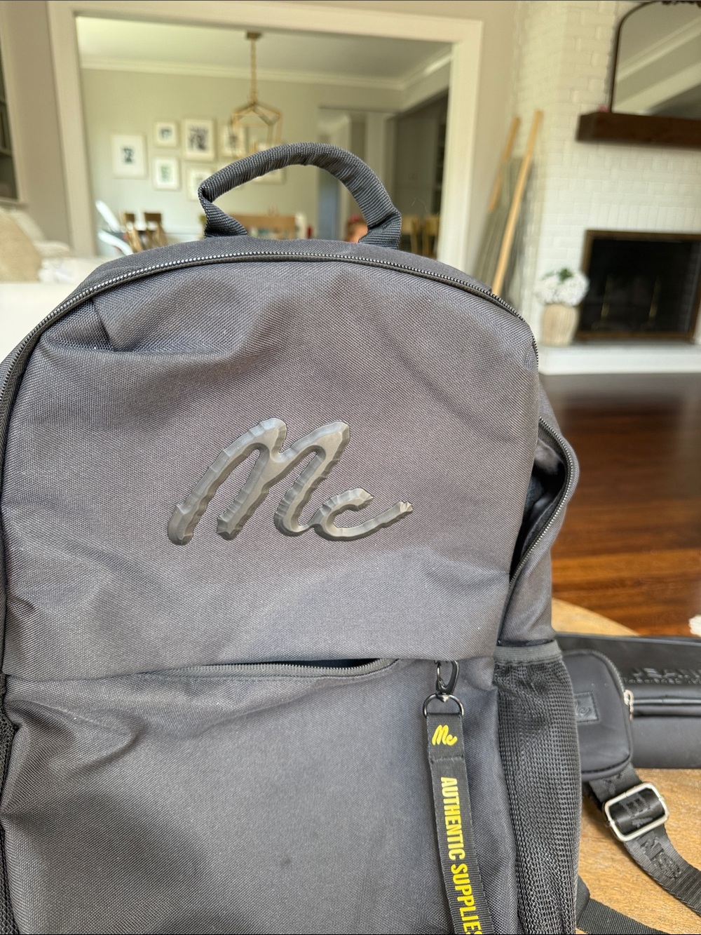 Black Men’s Backpack and Sling Bag Set - Picture 2 of 6